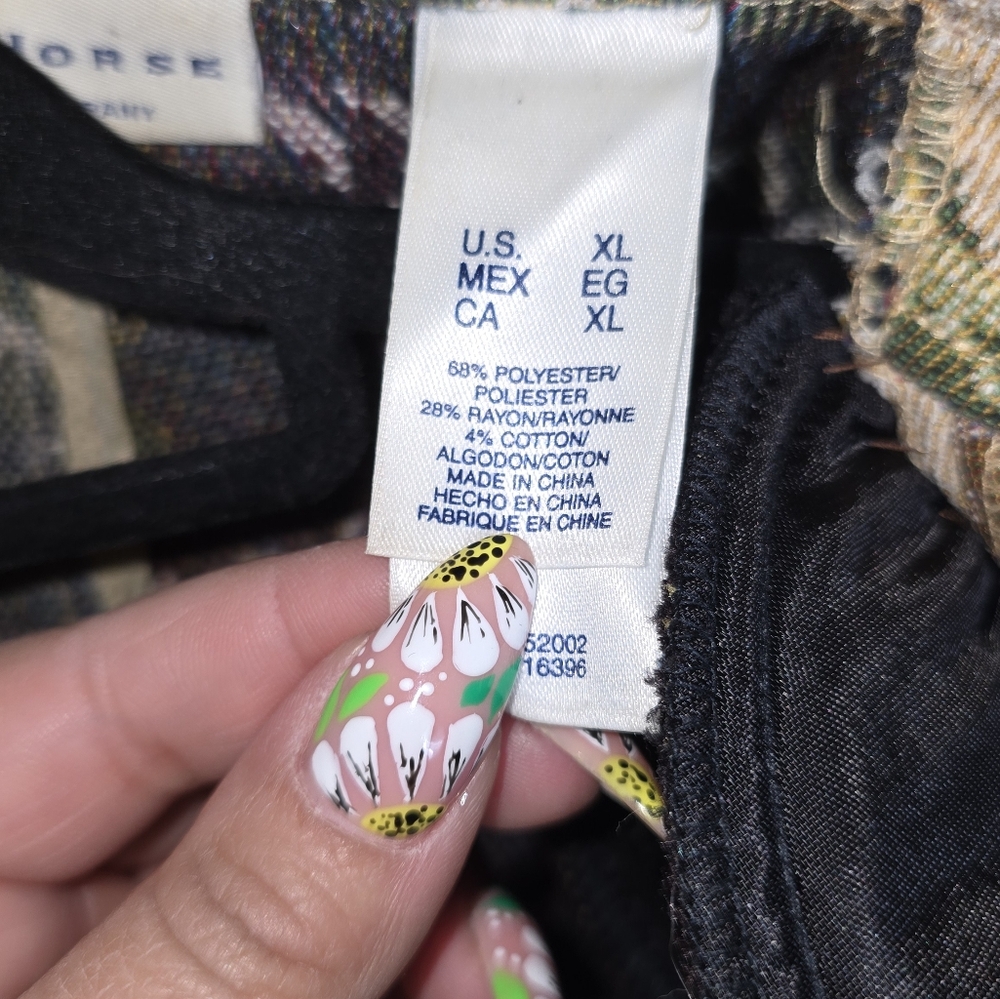 Vintage Floral Tapestry Blazer Size:XL - Picture 9 of 13